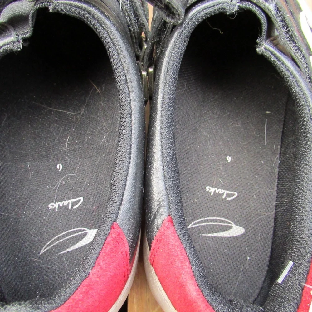 Clarks Vintage 3 Velcro Strap Leather Shoes